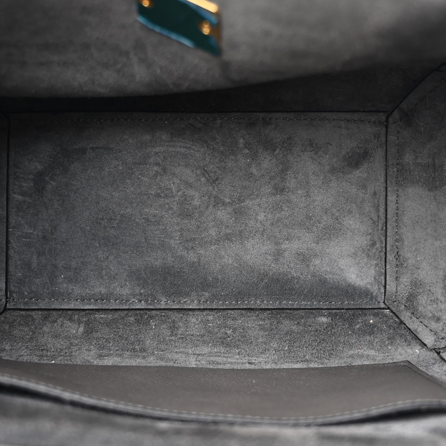 Celine Grained Calfskin Micro Belt Bag Grey 5 of 10