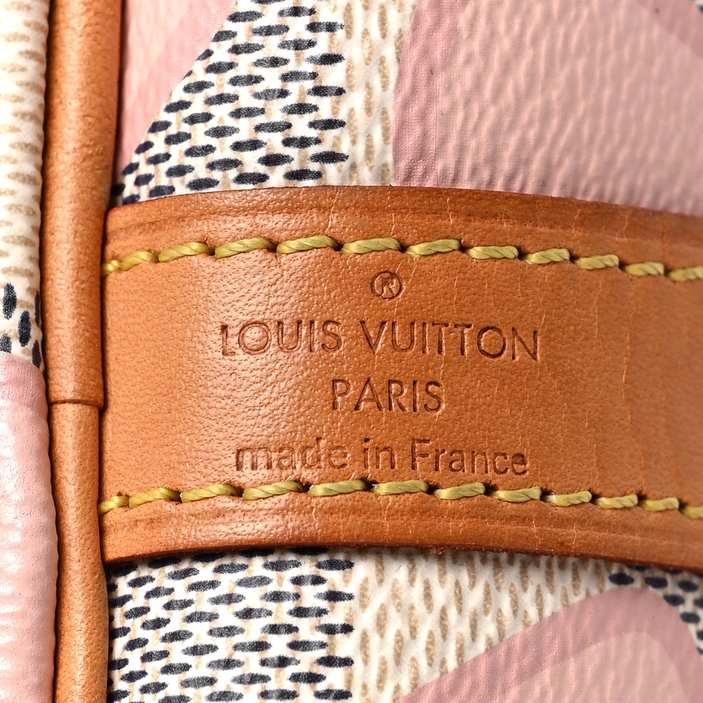 Damier Azur Tahitienne Speedy Bandouliere 30 Rose Ballerine