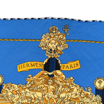 Hermes Cashmere Silk La Reale Giant Pointe Triangle Shawl 2 of 4