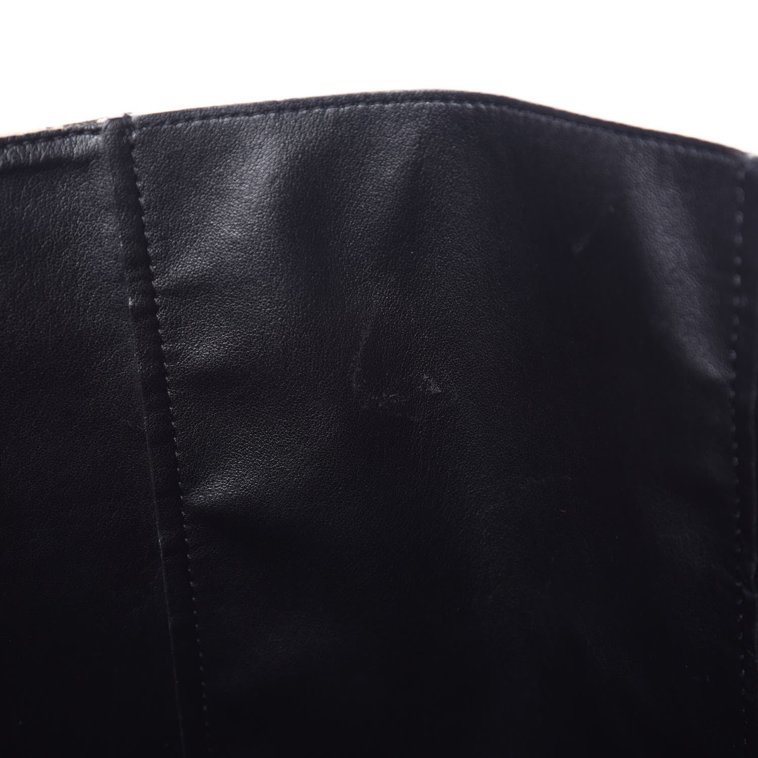 Celine Canvas Lambskin Leopard Print Vertical Cabas Black 11 of 14
