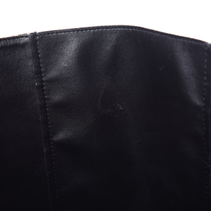 Celine Canvas Lambskin Leopard Print Vertical Cabas Black 11 of 14