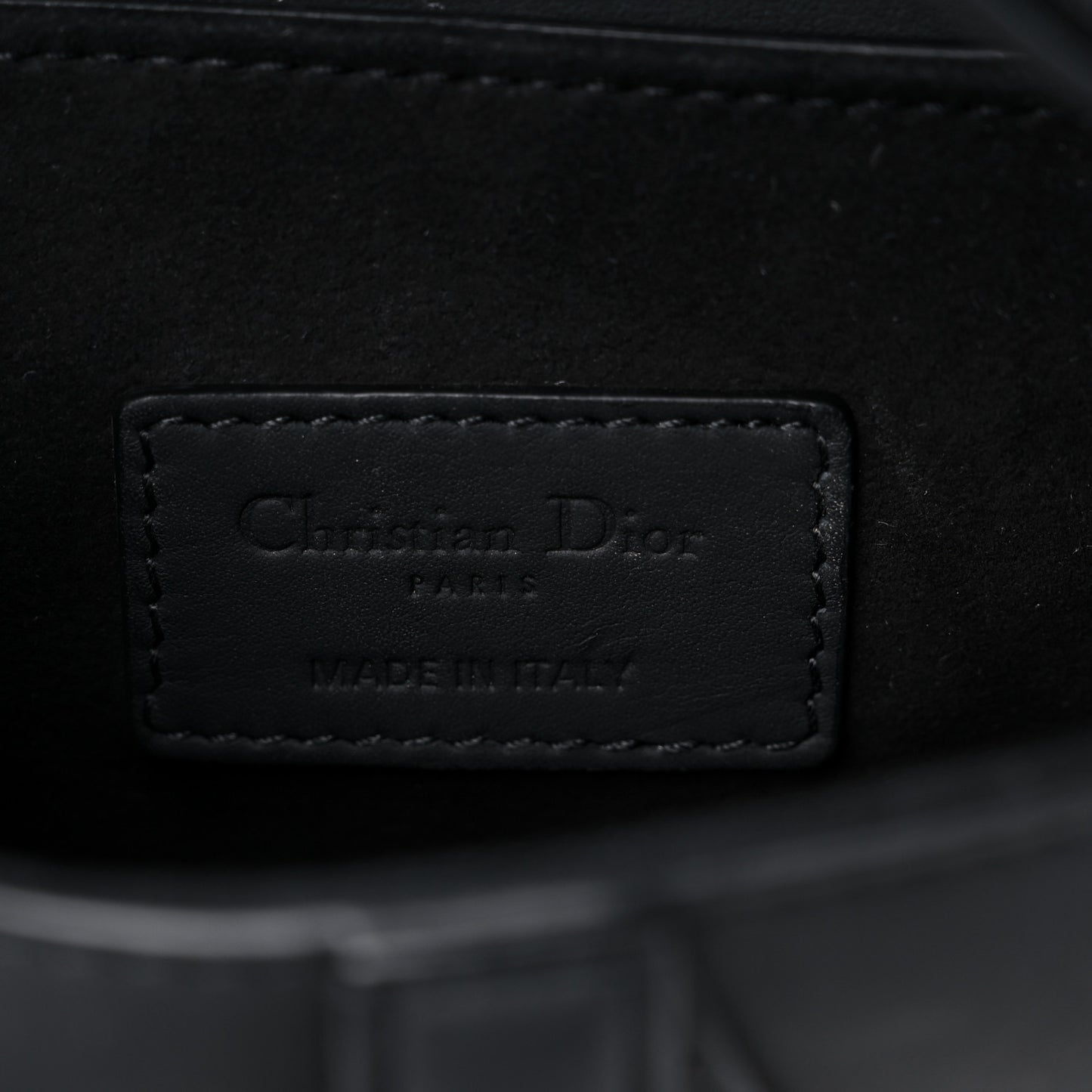 Ultra Matte Calfskin Mini Saddle Bag Black