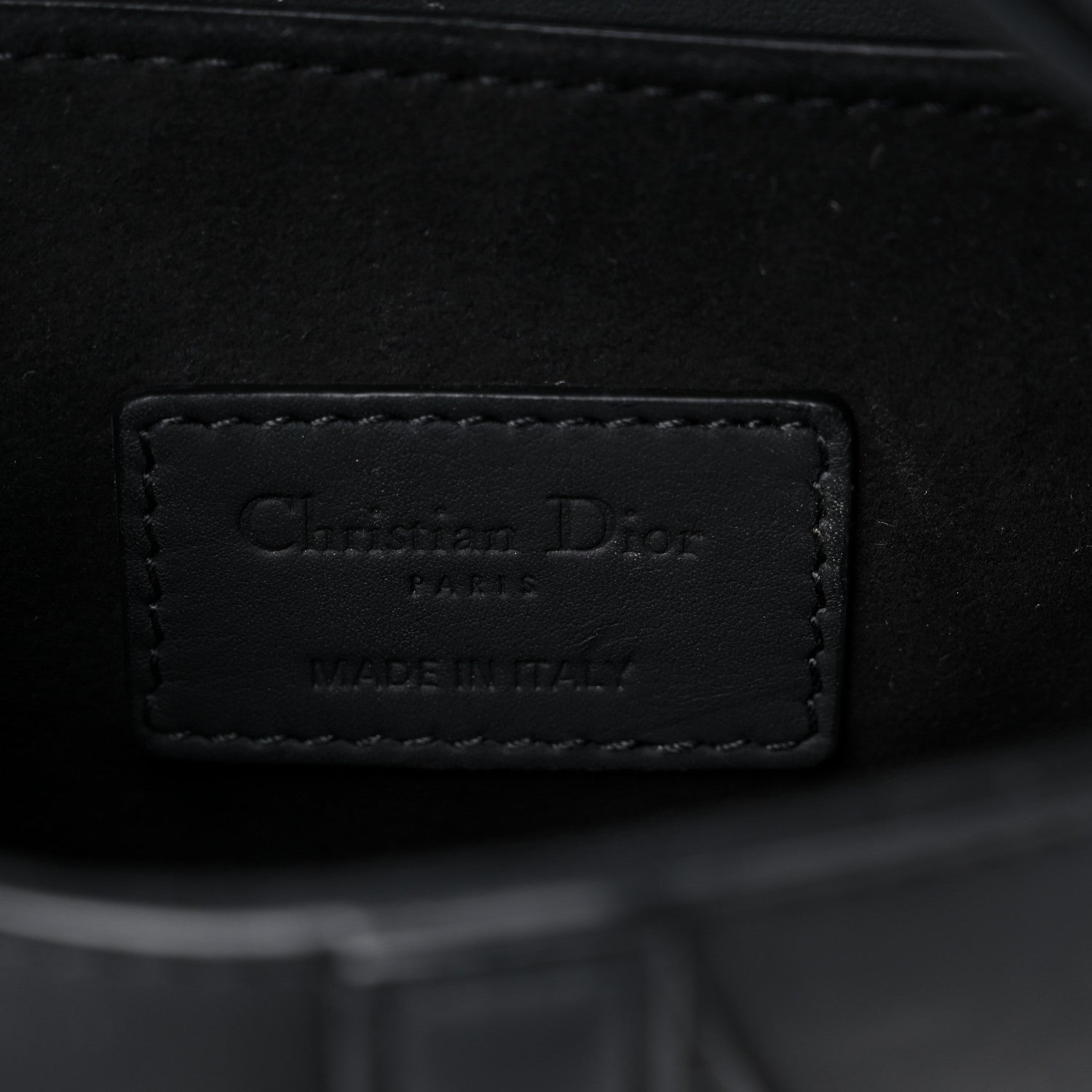 Christian Dior Ultra Matte Calfskin Mini Saddle Bag Black 6 of 12