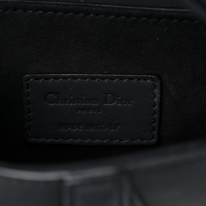 Christian Dior Ultra Matte Calfskin Mini Saddle Bag Black 6 of 12