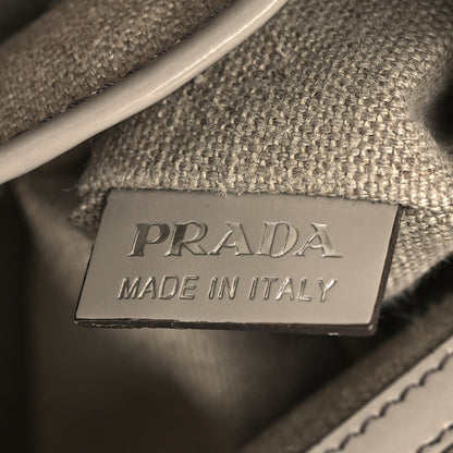 Prada Canvas Mistolino Frame Bag Naturale 7 of 11