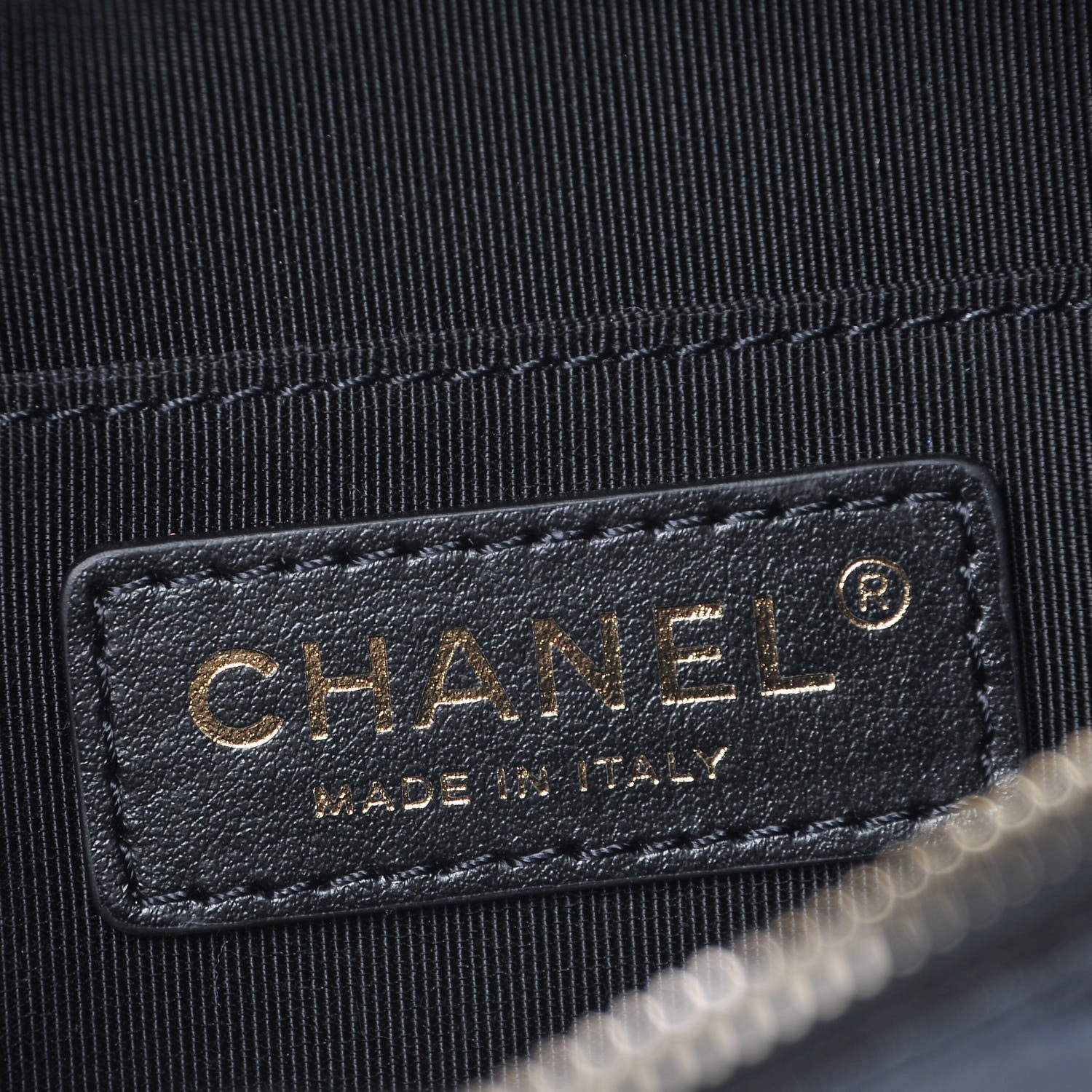Chanel Crumpled Glazed Lambskin Quilted Waist Bag Fanny Pack Black 6 of 7