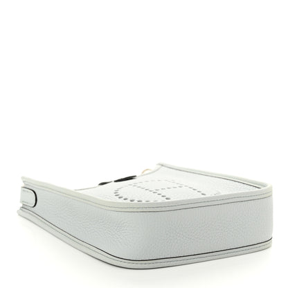 Hermes Taurillon Clemence Amazone Evelyne TPM Bleu Pale Indigo 3 of 10