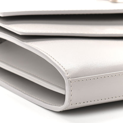 Saint Laurent Smooth Calfskin Sulpice Monogram Chain Wallet Granite 7 of 11