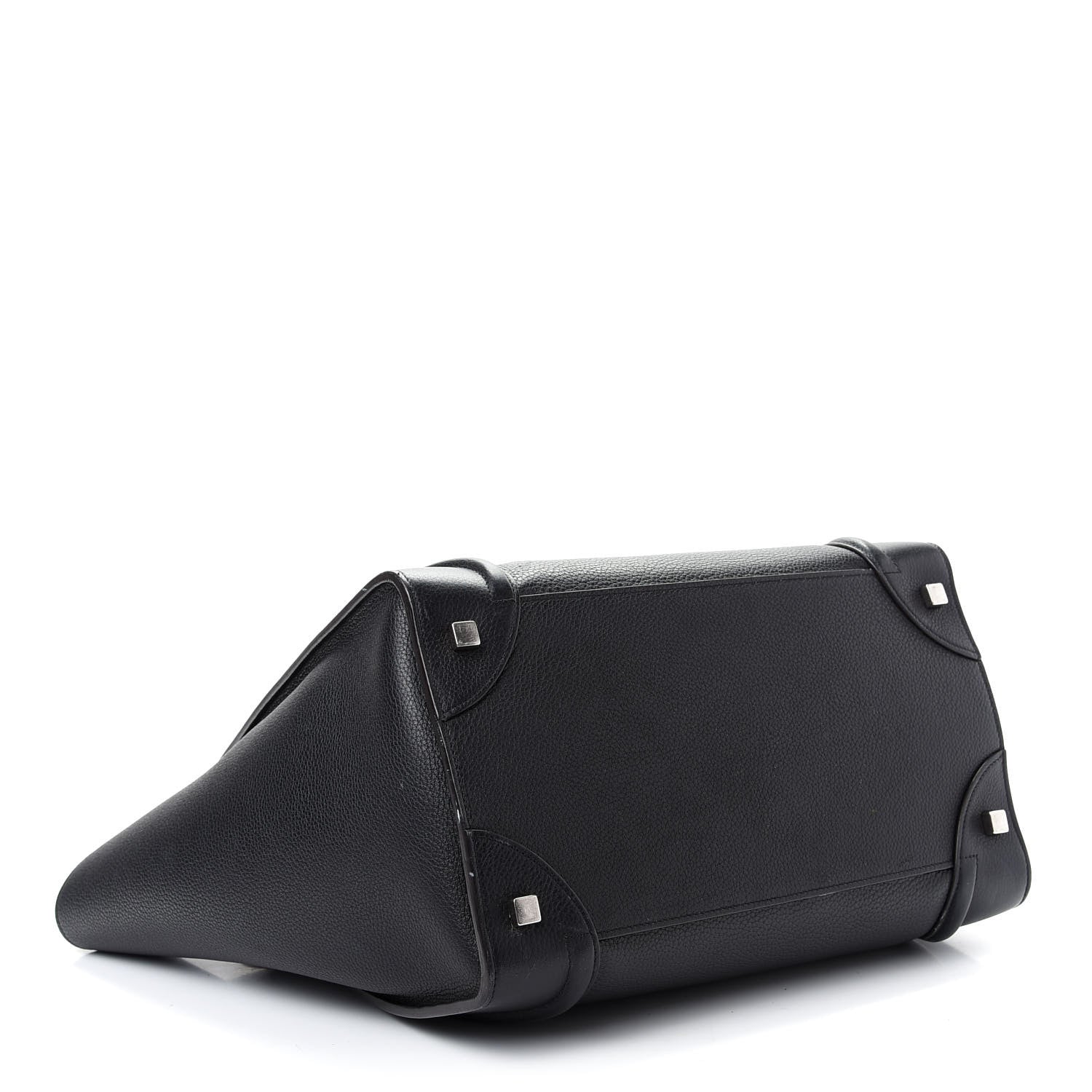 Celine Drummed Calfskin Mini Luggage Black 4 of 11