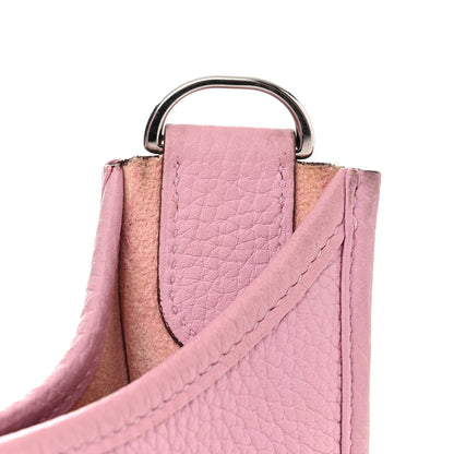 Hermes Taurillon Clemence Evelyne III PM Mauve Sylvestre 12 of 15