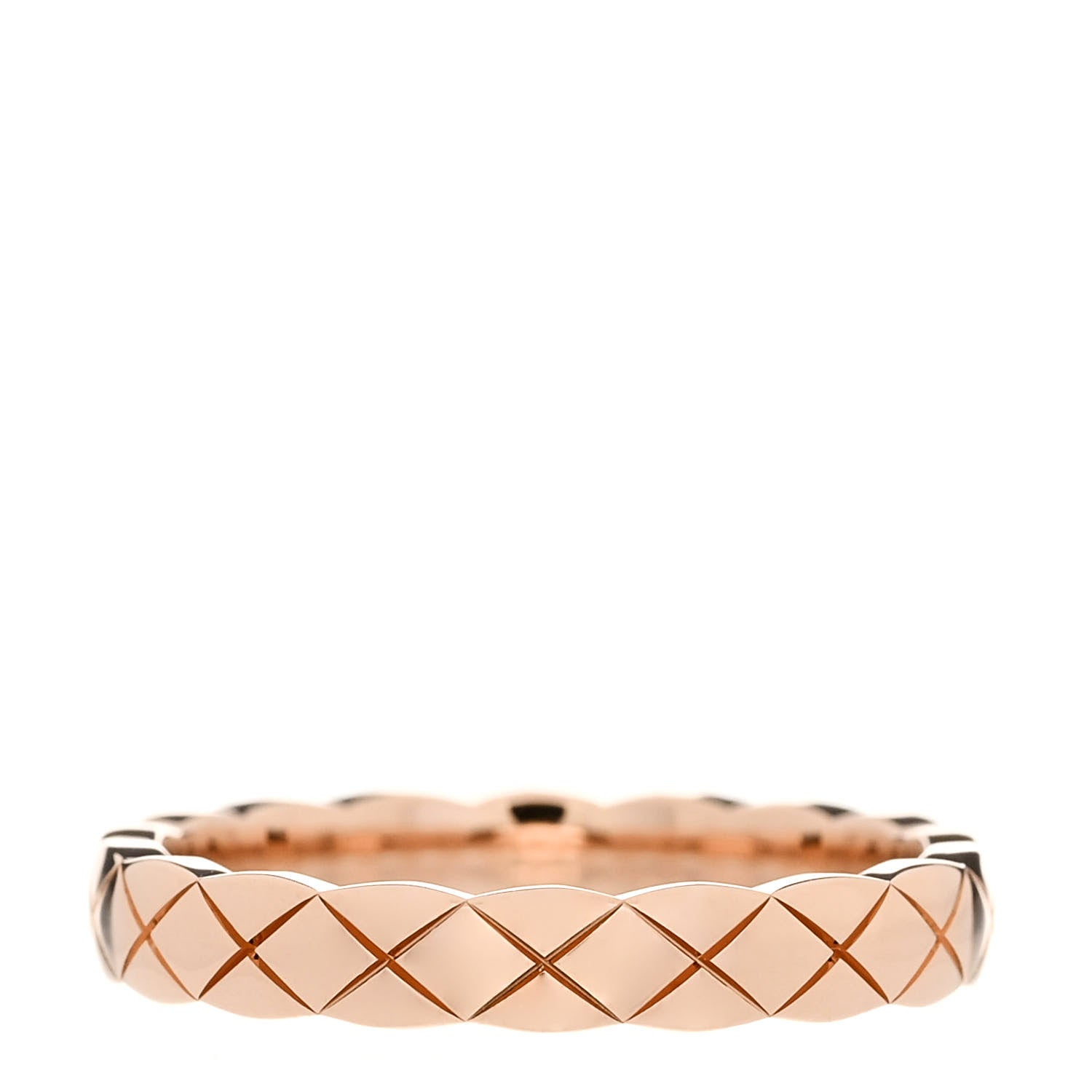Chanel 18K Beige Gold Mini Coco Crush Ring 52 6 3 of 5