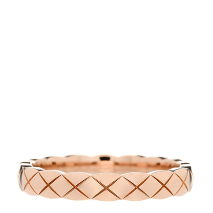 Chanel 18K Beige Gold Mini Coco Crush Ring 52 6 3 of 5