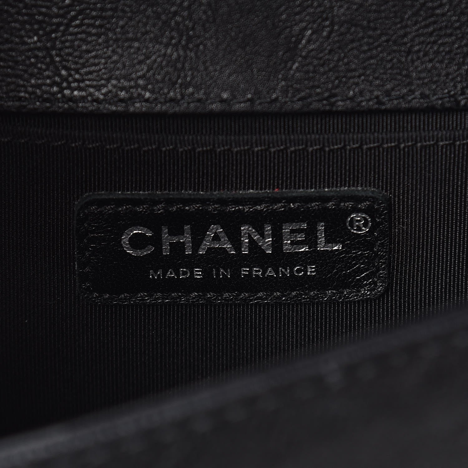 Chanel Calfskin Quilted Medium Boy Top Handle Flap Black 8 of 12