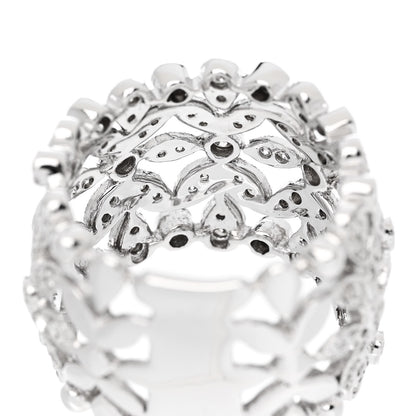 Parker & West by FASHIONPHILE 18K White Gold Diamond 1.23ctw Floral Ring  54 7 8 of 10