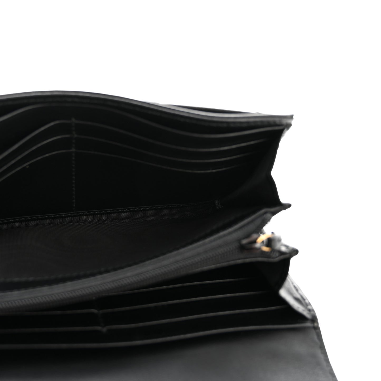 Calfskin Matelasse GG Marmont Continental Wallet Black