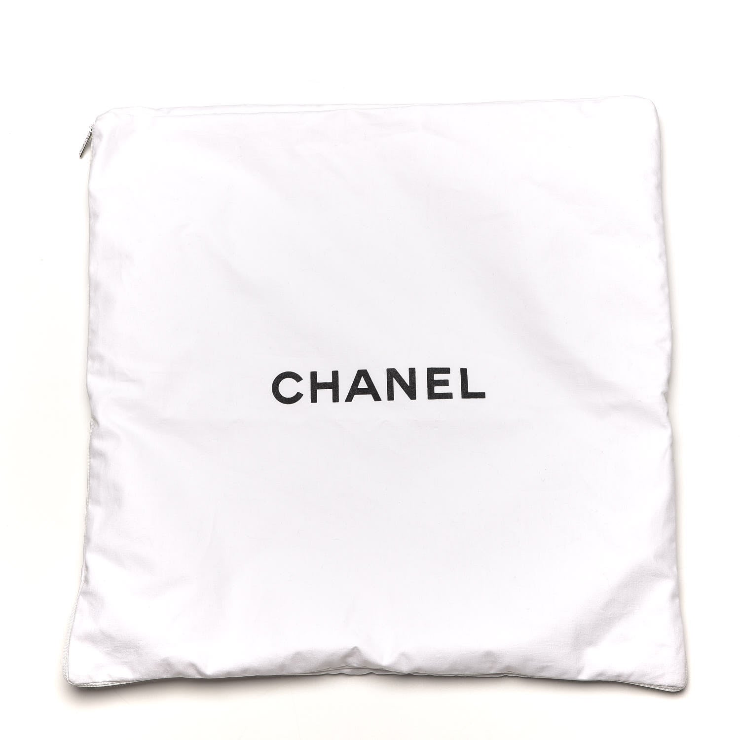 Chanel Merino Wool Cashmere CC Pillow Grey Off White 7 of 7