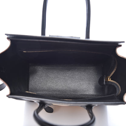 Celine Satin Calfskin Nano Tri-Color Luggage Seashell 5 of 13