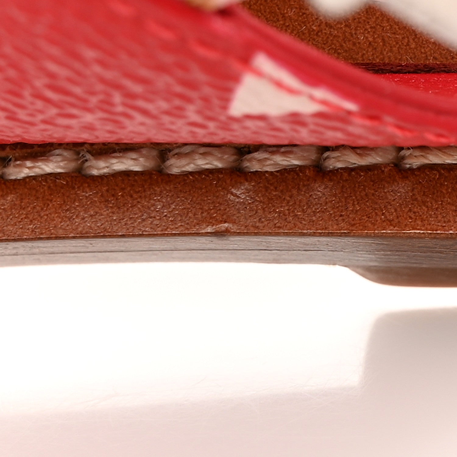 Louis Vuitton Monogram Giant Sandals 38.5 Rouge 10 of 25