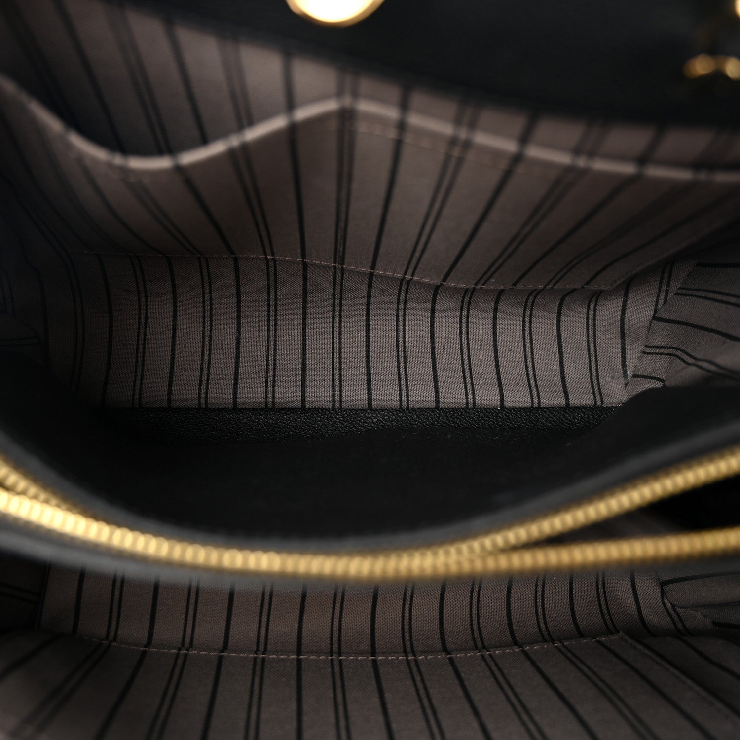 Louis Vuitton Empreinte Montaigne MM Black 5 of 10