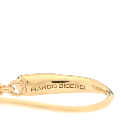Marco Bicego 18K Yellow Gold Diamond Multi Gemstone Paradise Long Drop Earrings 4 of 4