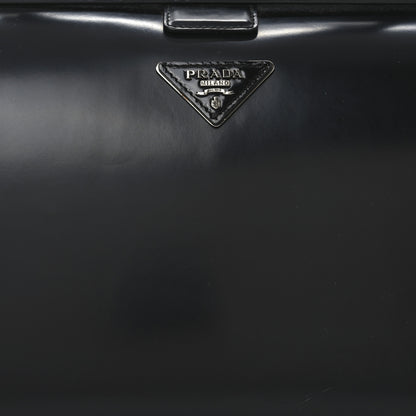 Prada Spazzolato Frame Bag Black 7 of 10