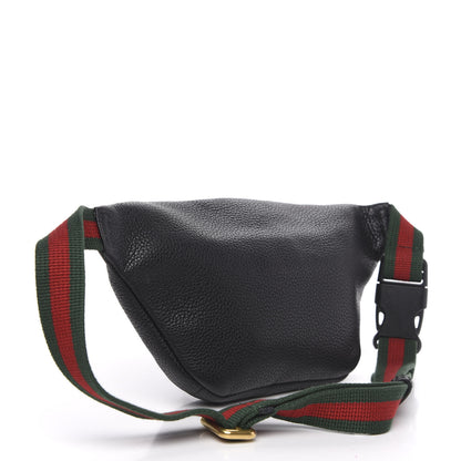Gucci Grained Calfskin Small Logo Belt Bag Black 3 of 10