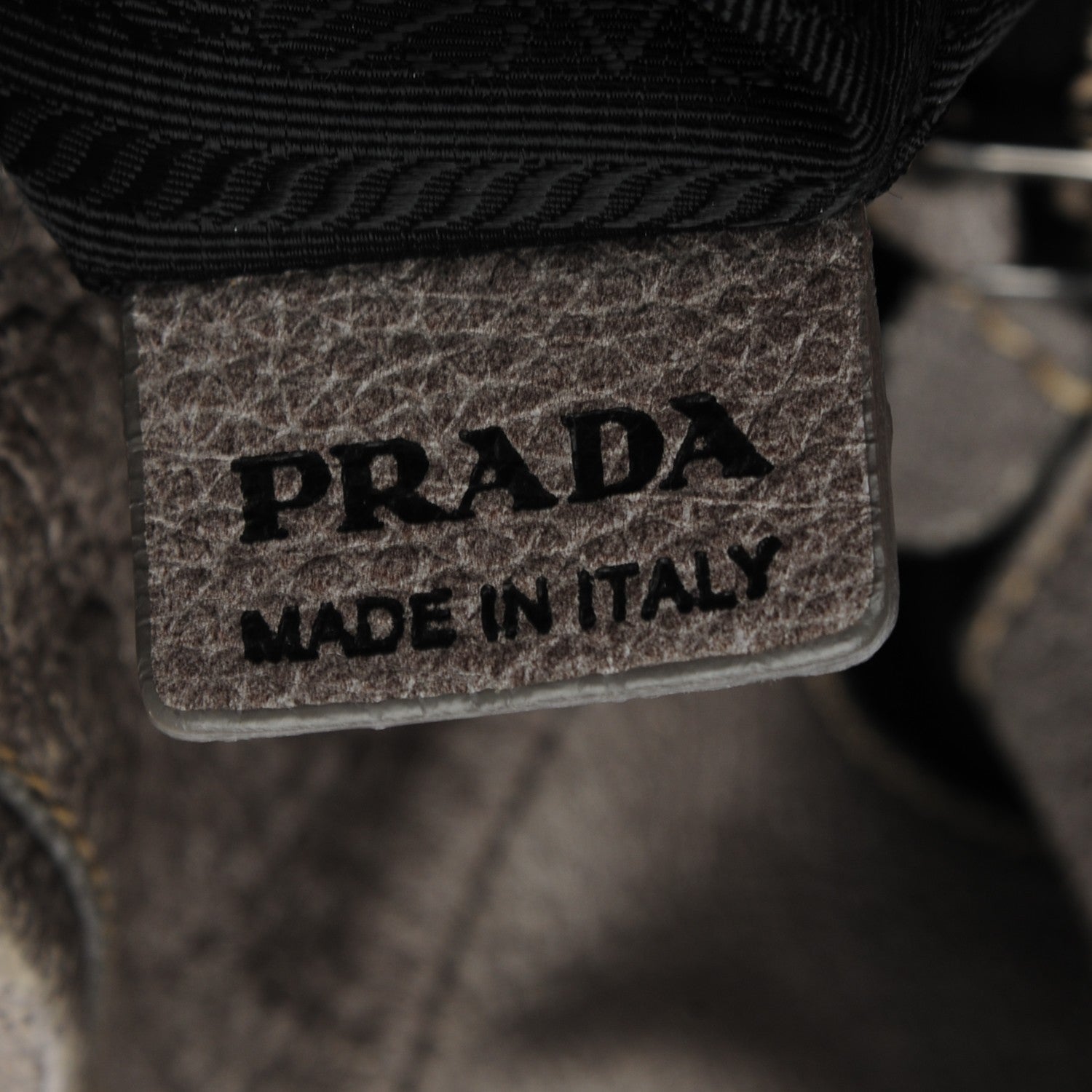 Prada Cervo Lux Chain Shoulder Bag Astro 6 of 8