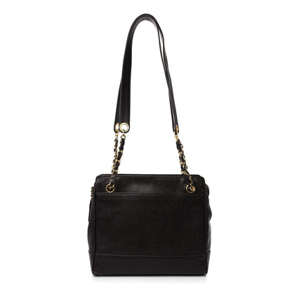 Chanel Caviar CC Shoulder Bag Dark Brown 1 of 8