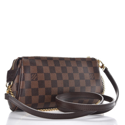 Louis Vuitton Damier Ebene Eva Clutch 3 of 7