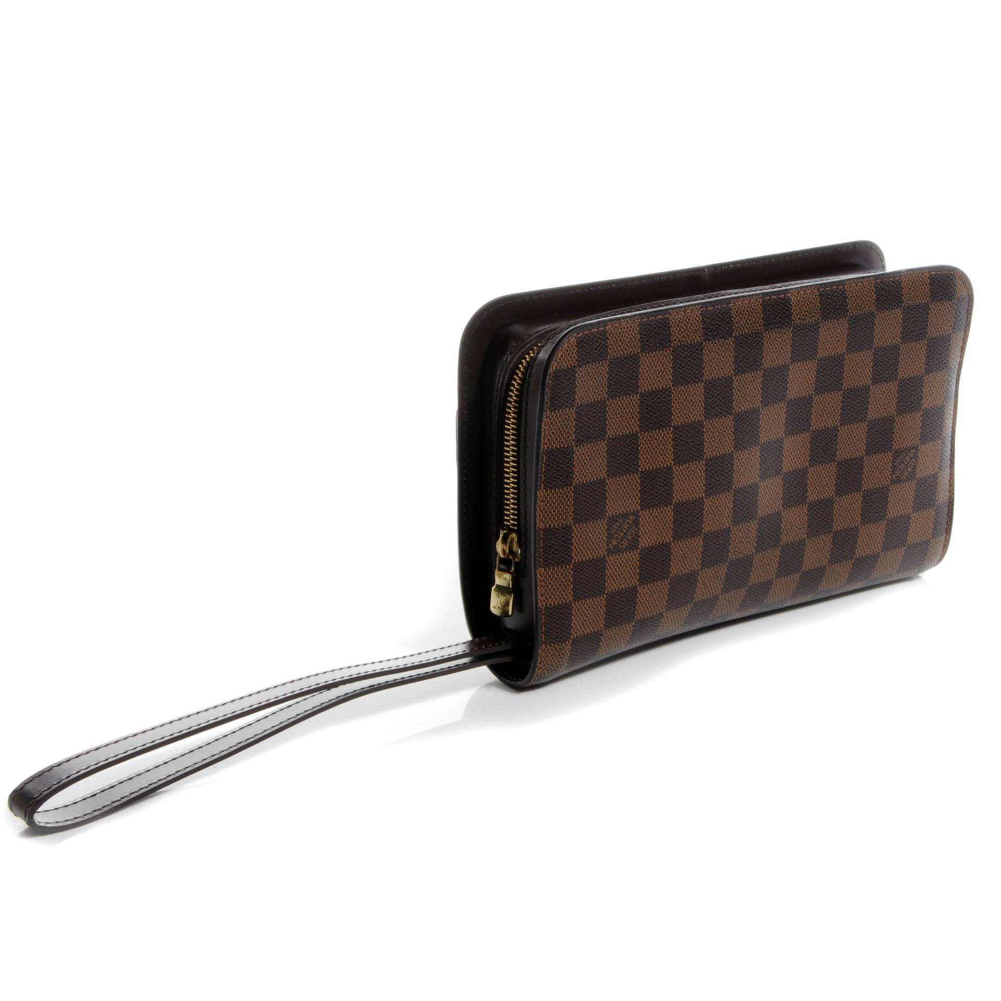 Louis Vuitton Damier Ebene Pochette Saint Louis Clutch 3 of 9