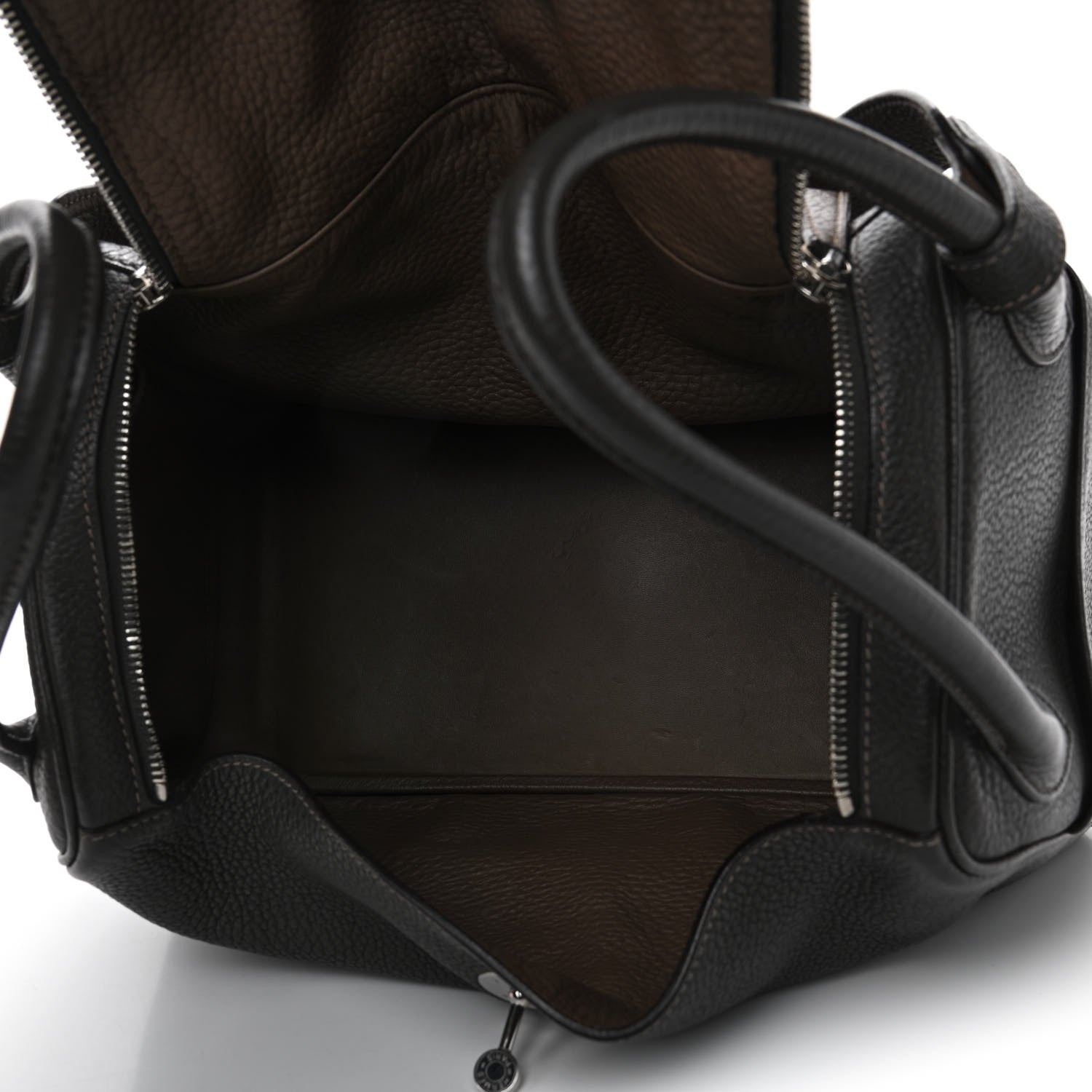 Hermes Taurillon Clemence Eclat Lindy 34 Graphite Etoupe 4 of 4