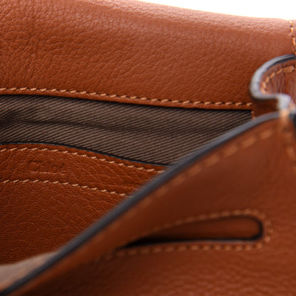 Chloe Calfskin Mini Marcie Round Crossbody Bag Tan 6 of 11