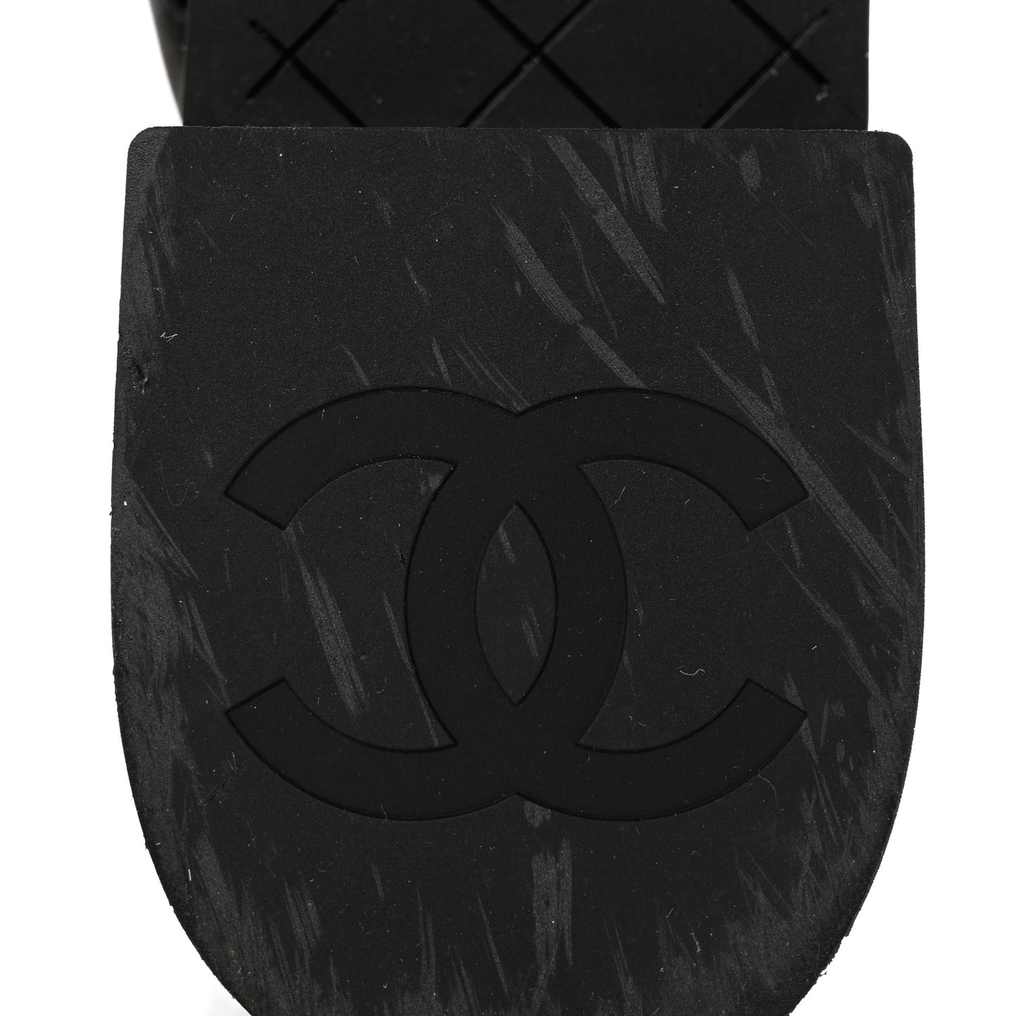 Lambskin Quilted Lace Up Combat Boots 36.5 Black