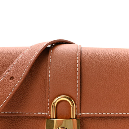 Louis Vuitton Grained Calfskin Low Key Wallet On Chain Cognac 8 of 11