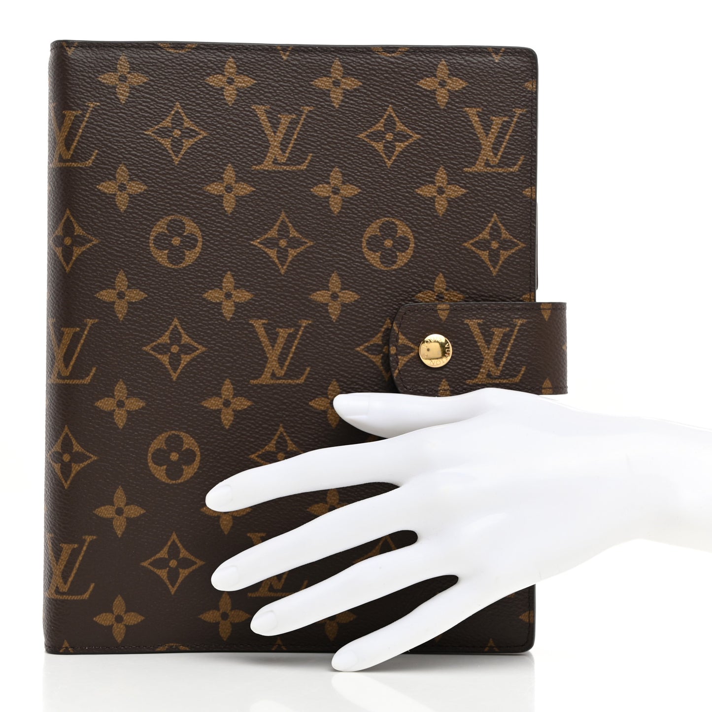 Monogram Large Ring Agenda Cover