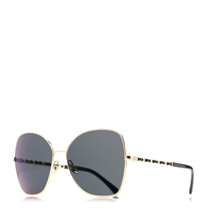 Chanel Metal Square Frame Chain Sunglasses 4274-Q Green 1 of 7