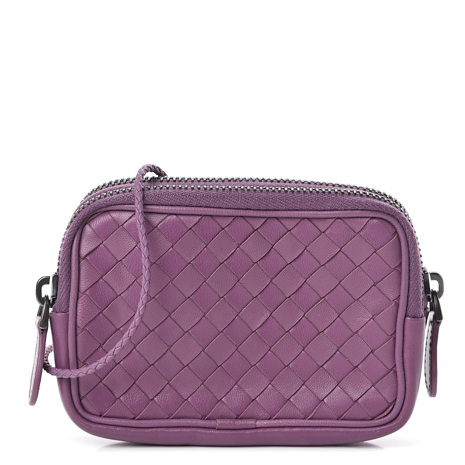Bottega Veneta Nappa Intrecciato Strap Wallet Corot 1 of 9