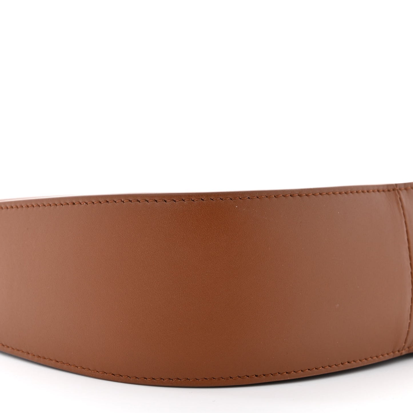 Smooth Calfskin Half Moon Shoulder Bag Chestnut
