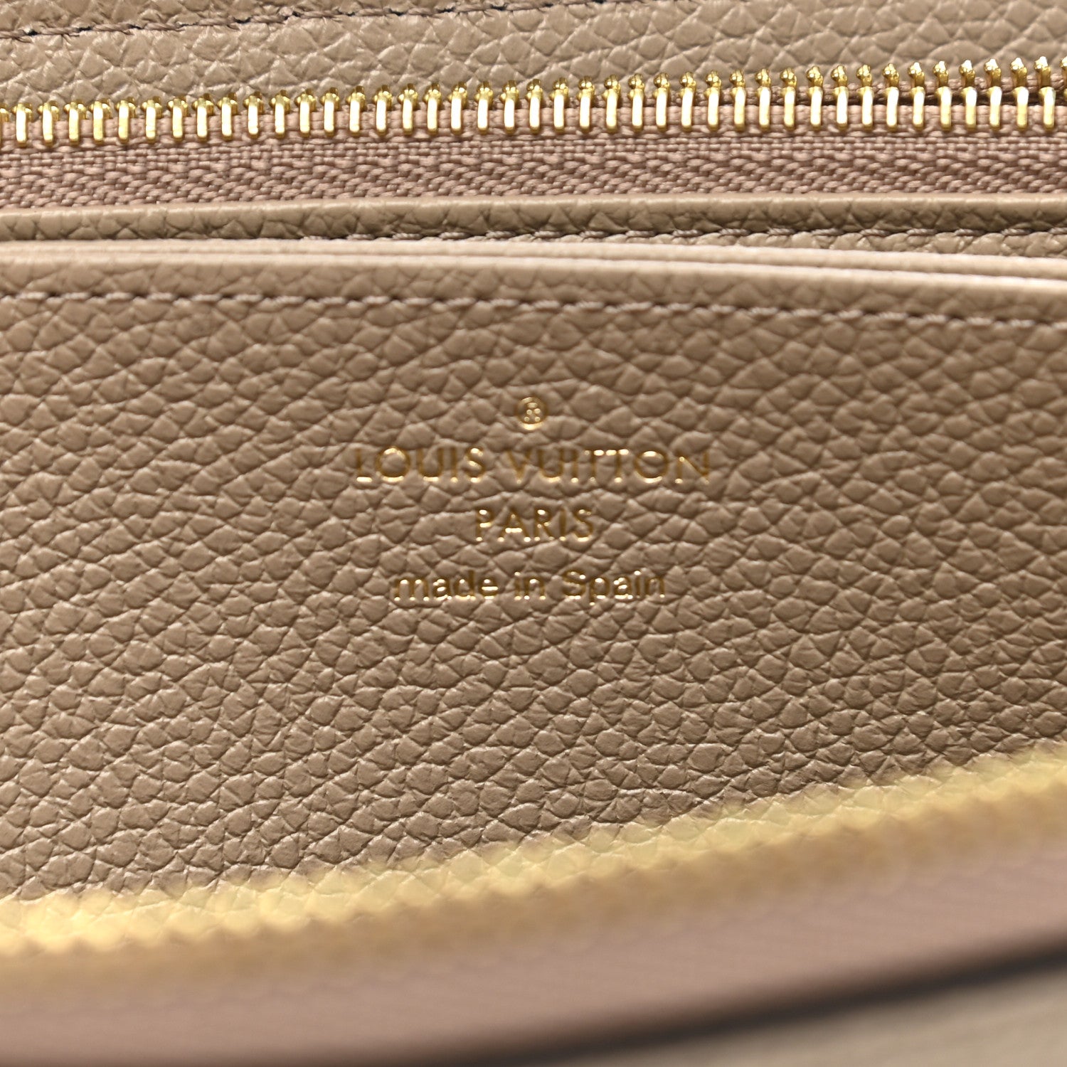 Louis Vuitton Empreinte Monogram Giant Zippy Wallet Tourterelle Creme 6 of 6