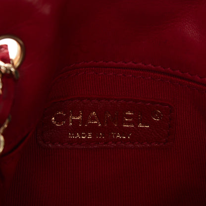 Chanel Lambskin Quilted Extra Mini Flap Heart Valentine Charms Red 8 of 9
