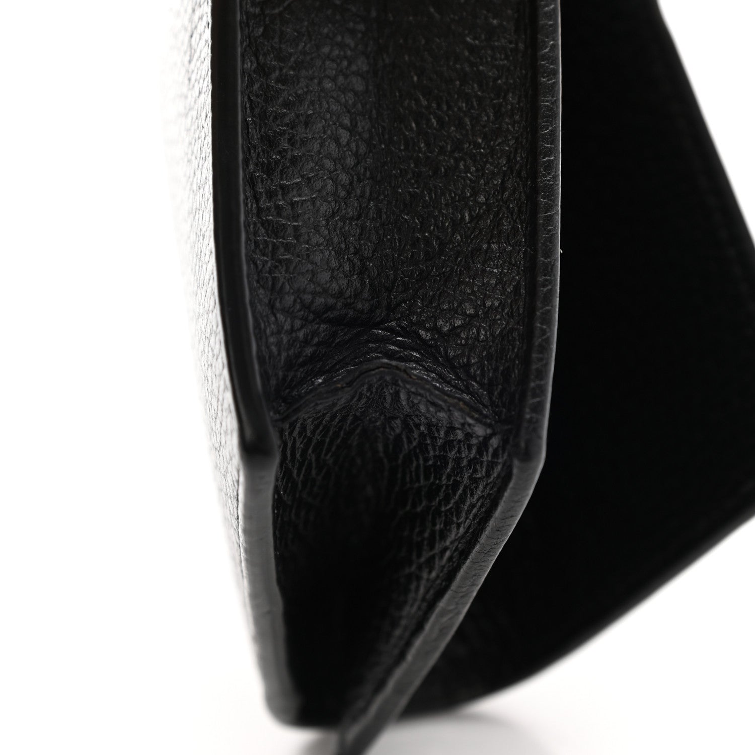 Gucci Dollar Calfskin Interlocking G Chain Wallet Black 7 of 15
