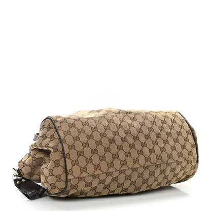 Gucci Monogram Medium Sukey Boston Bag Brown 4 of 10