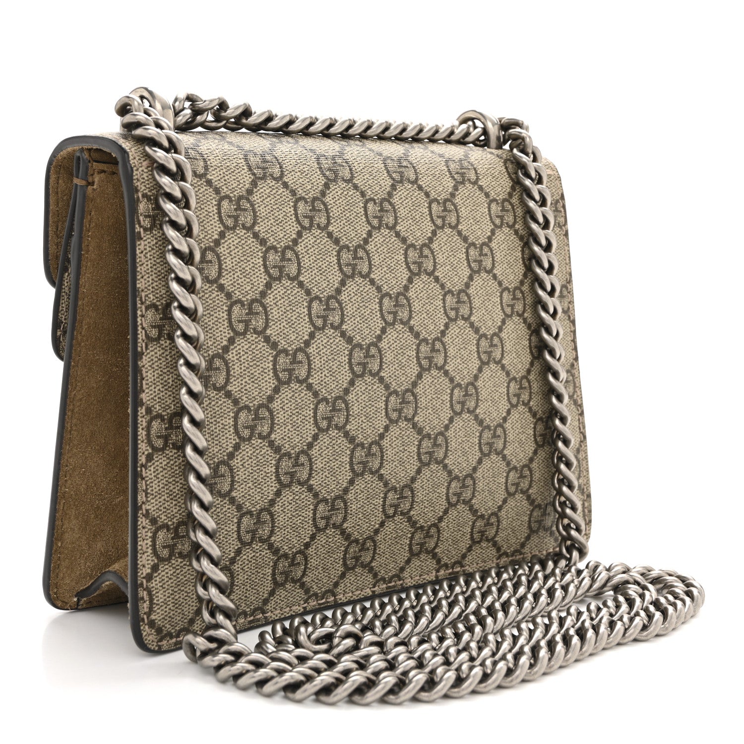 Gucci GG Supreme Monogram Mini Dionysus Shoulder Bag Taupe 3 of 11