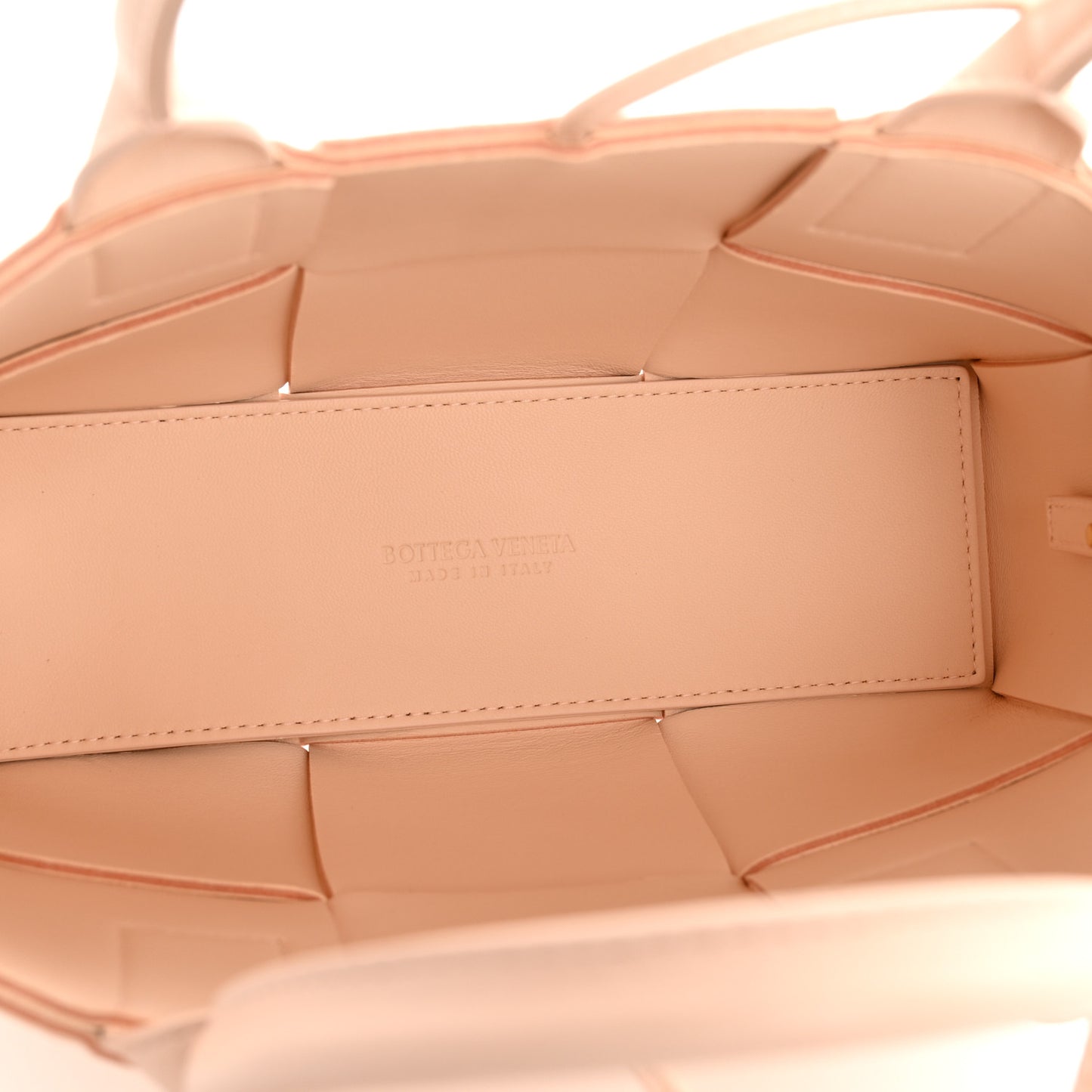 Nappa Maxi Intrecciato Mini Arco Tote Macaroon
