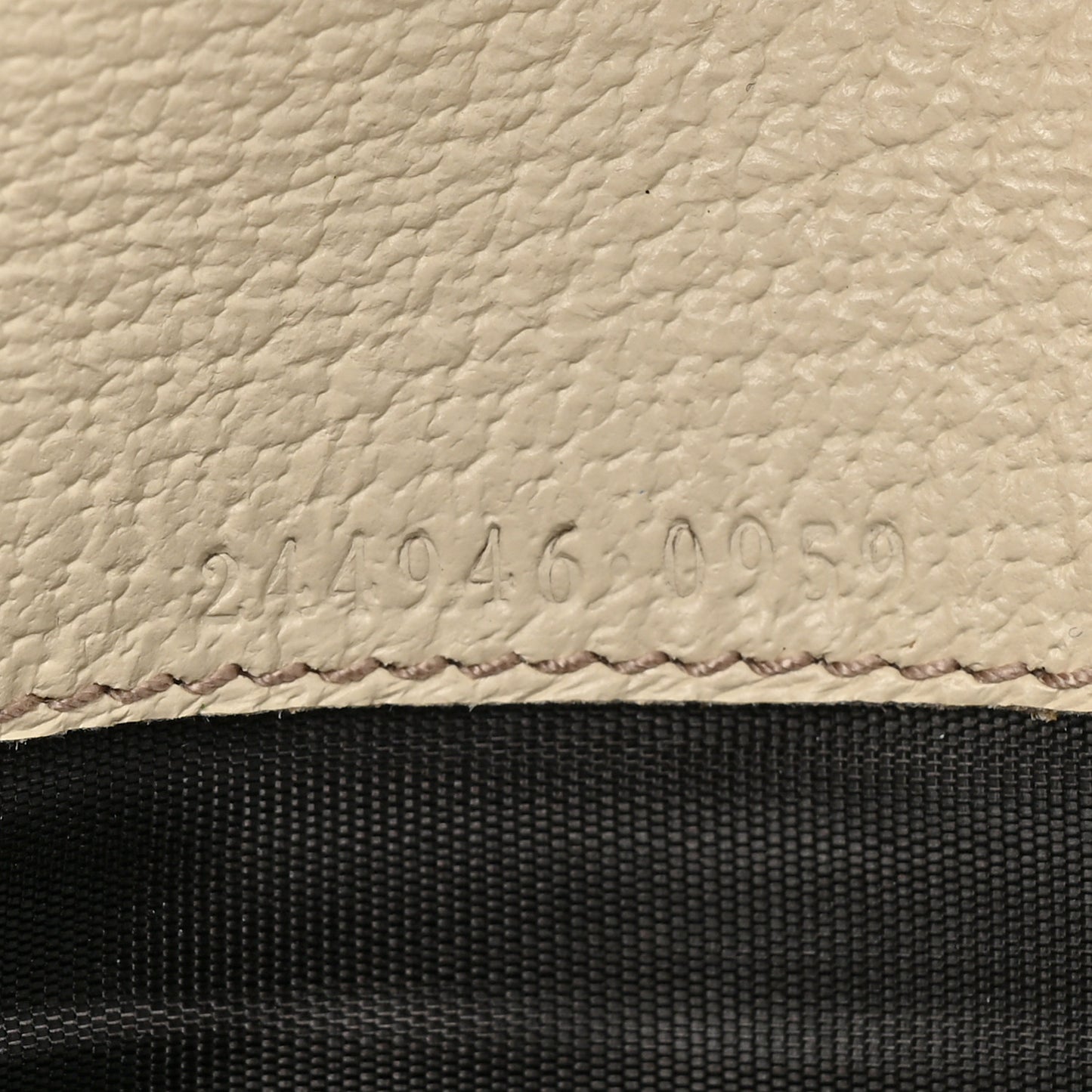 Monogram Metal Bar Continental Flap Wallet Off White