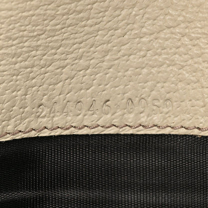 Gucci Monogram Metal Bar Continental Flap Wallet Off White 10 of 18