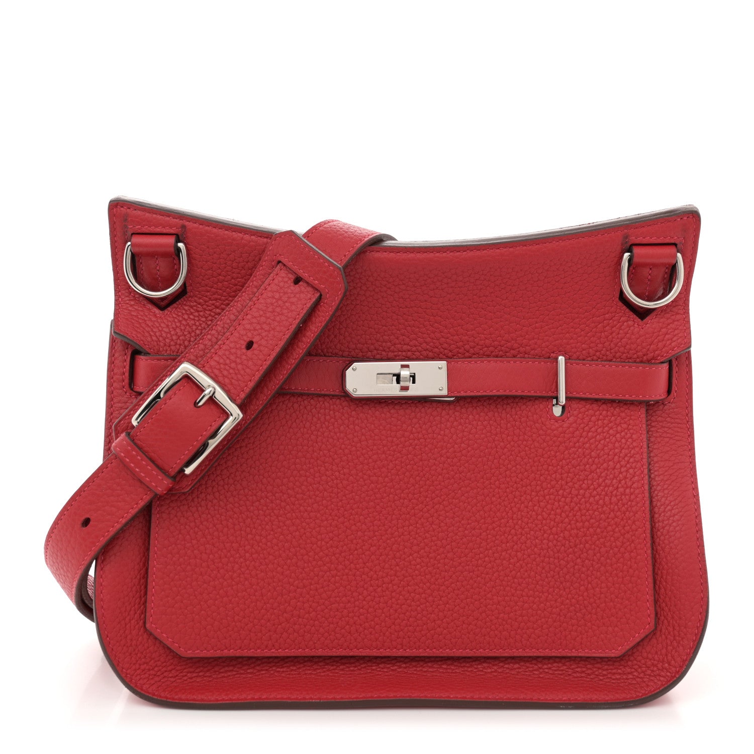 Hermes Taurillon Clemence Jypsiere 28 Rouge Casaque 1 of 15