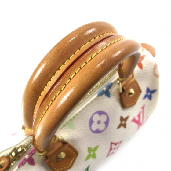 Monogram Multicolor Mini Sac HL Speedy White