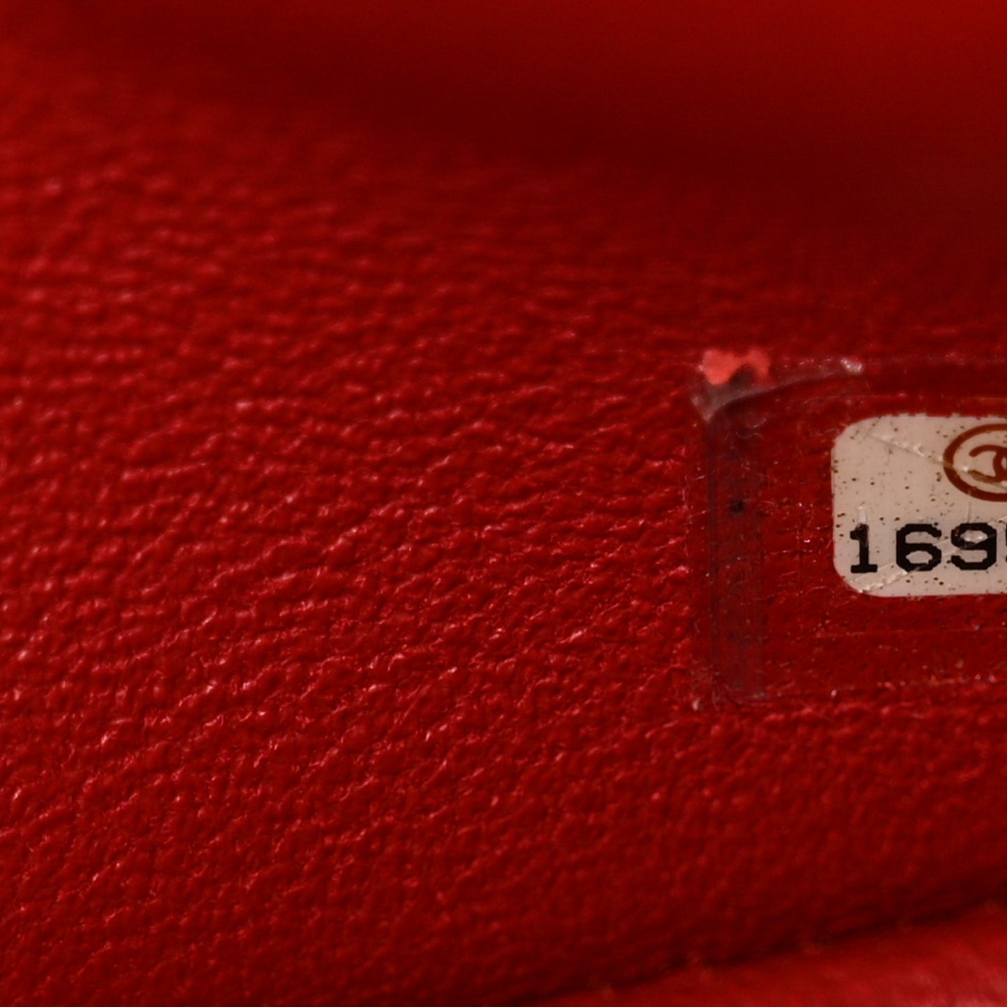 Lambskin Quilted Jumbo Double Flap Red
