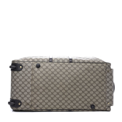 Gucci GG Plus Monogram Large Carry On Duffle Trolley Brown 14 of 24